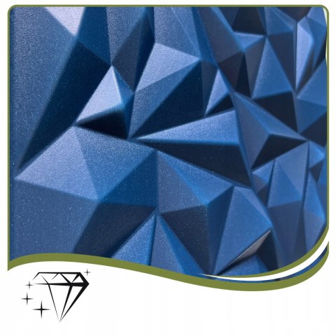 Kaseton Ścienny 50x50 Panele Sufitowe 3D GRANATOWY "61" 50x50 AMETYST