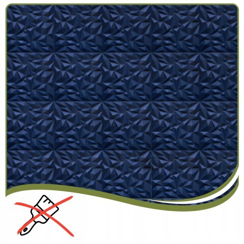 Kaseton Ścienny 50x50 Panele Sufitowe 3D GRANATOWY "61" 50x50 AMETYST