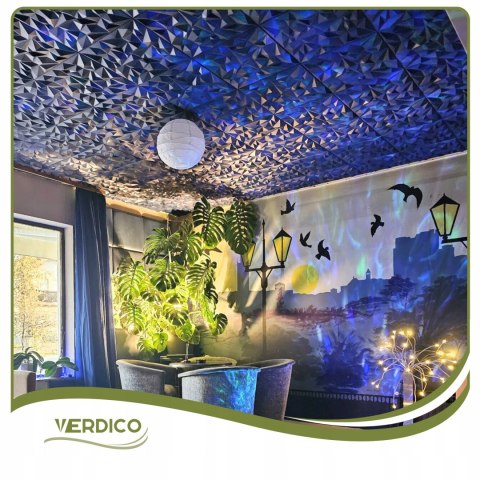 Kaseton Ścienny 50x50 Panele Sufitowe 3D GRANATOWY "61" 50x50 AMETYST