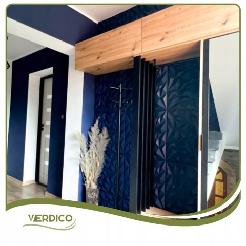 Kaseton Ścienny 50x50 Panele Sufitowe 3D GRANATOWY "61" 50x50 AMETYST