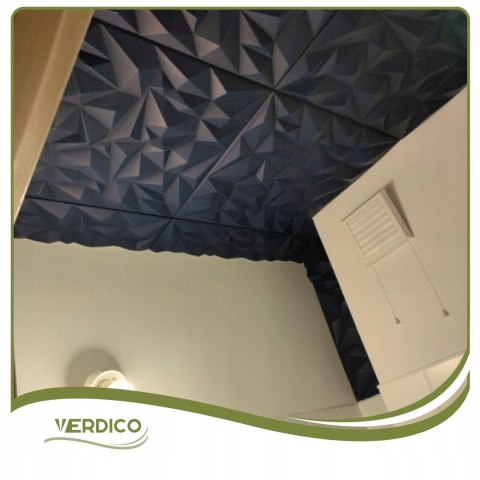 Kaseton Ścienny 50x50 Panele Sufitowe 3D GRANATOWY "61" 50x50 AMETYST