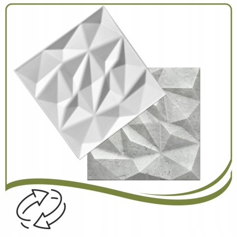 Kaseton Ścienny Sufitowy 3D Beton Architektoniczny Panele 50x50 BRYLANT 69