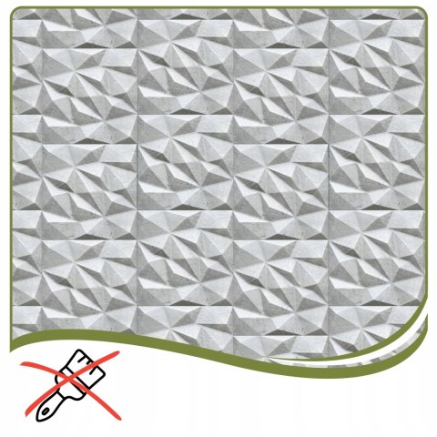 Kaseton Ścienny Sufitowy 3D Beton Architektoniczny Panele 50x50 BRYLANT 69