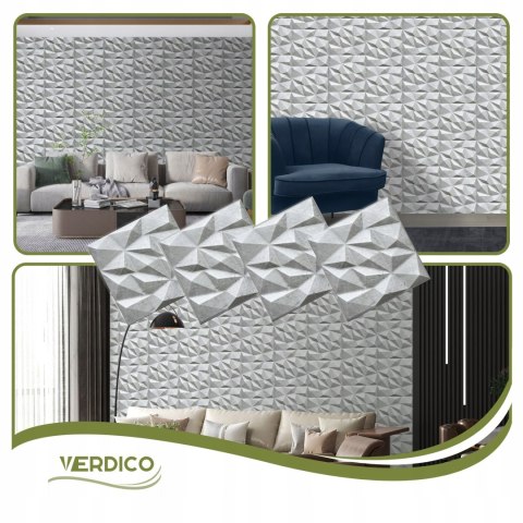 Kaseton Ścienny Sufitowy 3D Beton Architektoniczny Panele 50x50 BRYLANT 69