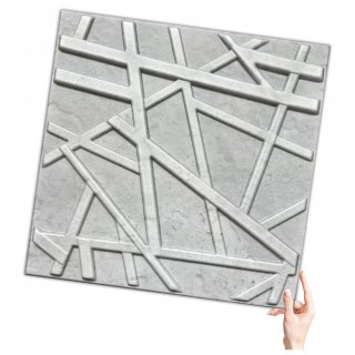 Kaseton Ścienny Sufitowy 3D Beton Architektoniczny Panele 50x50 Line 69