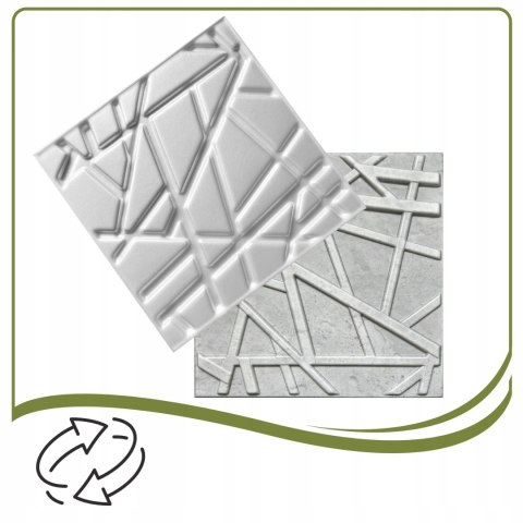 Kaseton Ścienny Sufitowy 3D Beton Architektoniczny Panele 50x50 Line 69