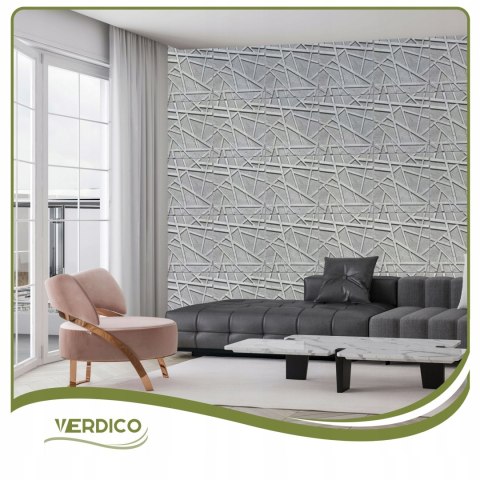 Kaseton Ścienny Sufitowy 3D Beton Architektoniczny Panele 50x50 Line 69