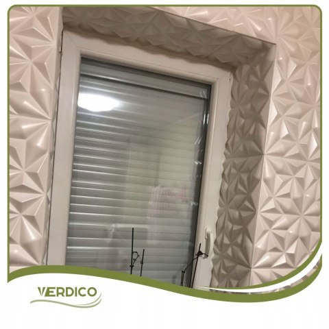 Kaseton Ścienny Sufitowy 3D Biały Panele Ścienne 50x50 0,25m2 ONYX