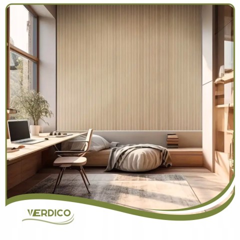 TABLICA FILCOWA LAMELE na plan lekcji 60x120cm filc CIEMNY BEŻ 29 + PINEZKI