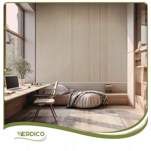 TABLICA FILCOWA LAMELE na plan lekcji 60x120cm filc Jasny BEŻ 03 + PINEZKI