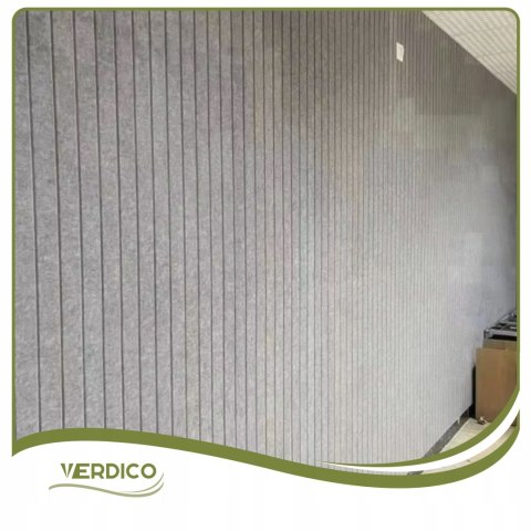 TABLICA FILCOWA LAMELE na plan lekcji 60x120cm filc SZARA 38 + PINEZKI